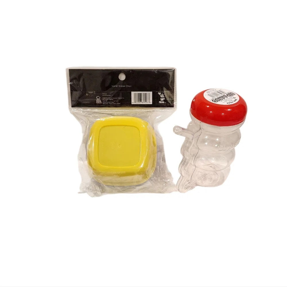 Disney Mickey Mouse Kids Snack Food Storage Container Set‎ and Sip-a-Mug Cup